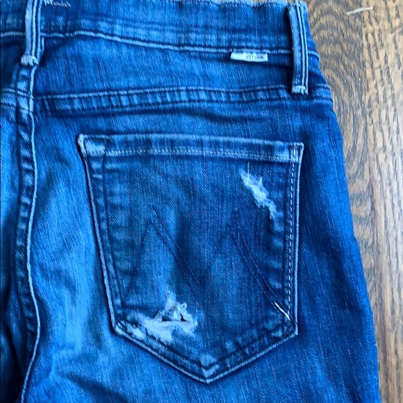 Mother The Double Fray Charmer denim size 26 - Picture 4 of 9